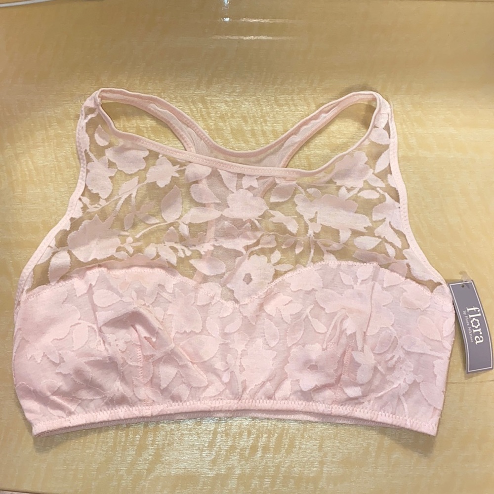 Flora by Flora Nikrooz Lace Burnout Bralette NWT Size S,M